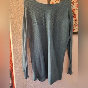 Ella Moss Blue Crew Neck Sweater